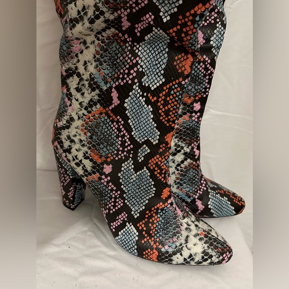 Thigh High Multicolor Boots